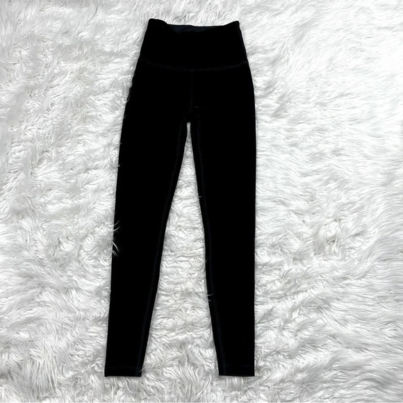 BEYOND YOGA Velvet Motion High Waisted Midi Legging Black Activewear Women’s XS - Picture 2 of 12